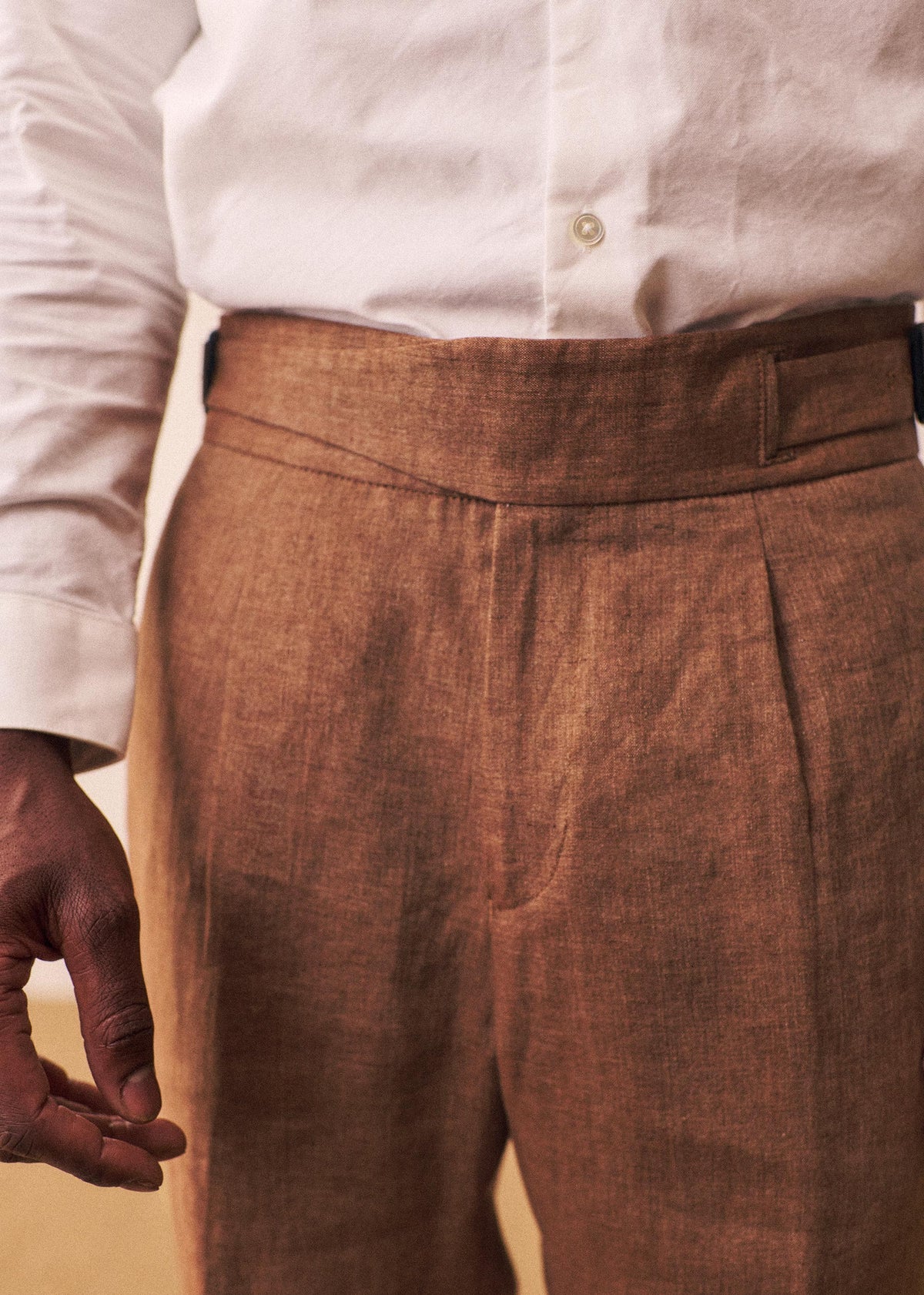 Pantalon Terence - Camel Chiné