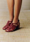 Sandales High Clarissa - Terracotta Lisse
