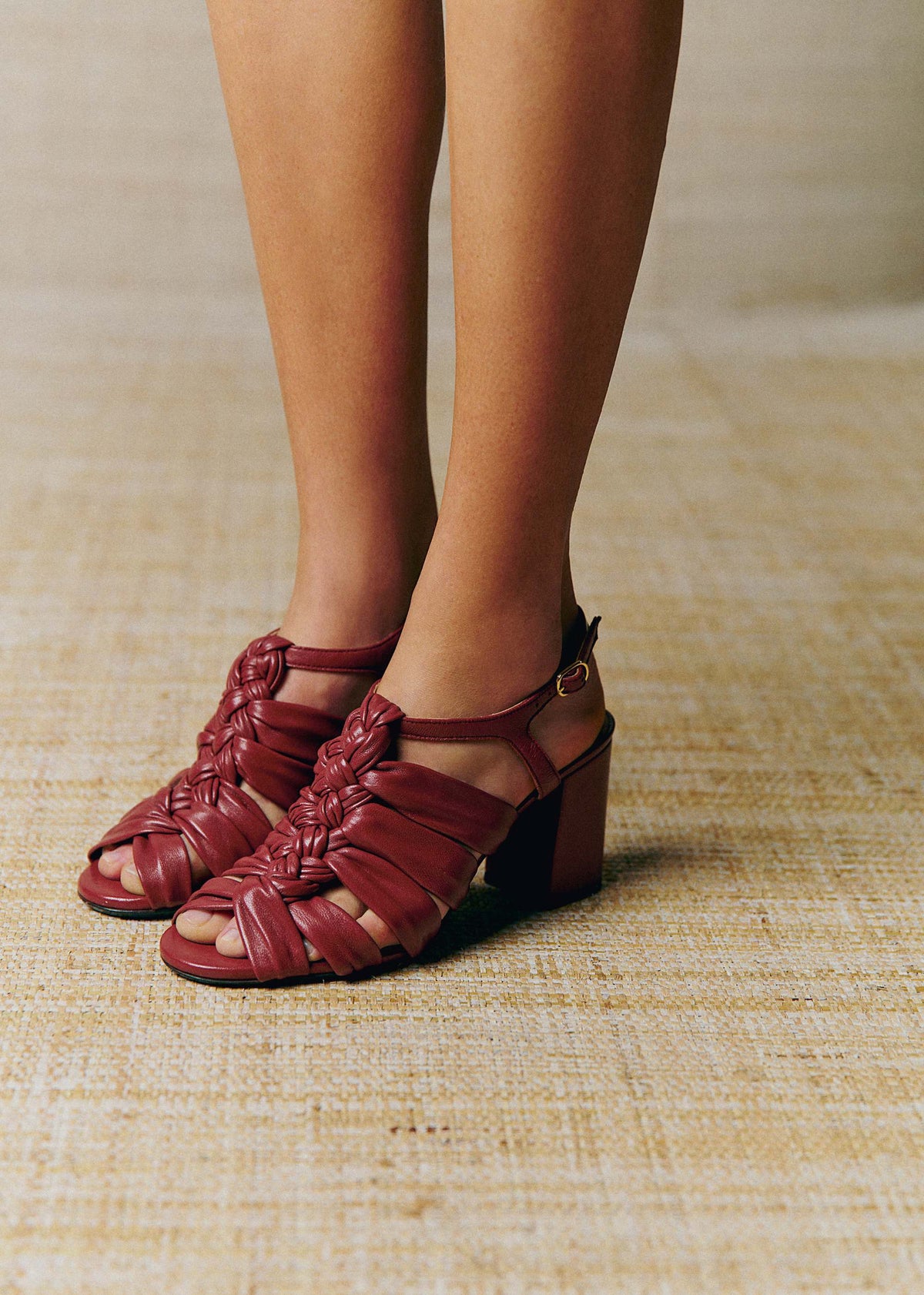 Sandales High Clarissa - Terracotta Lisse