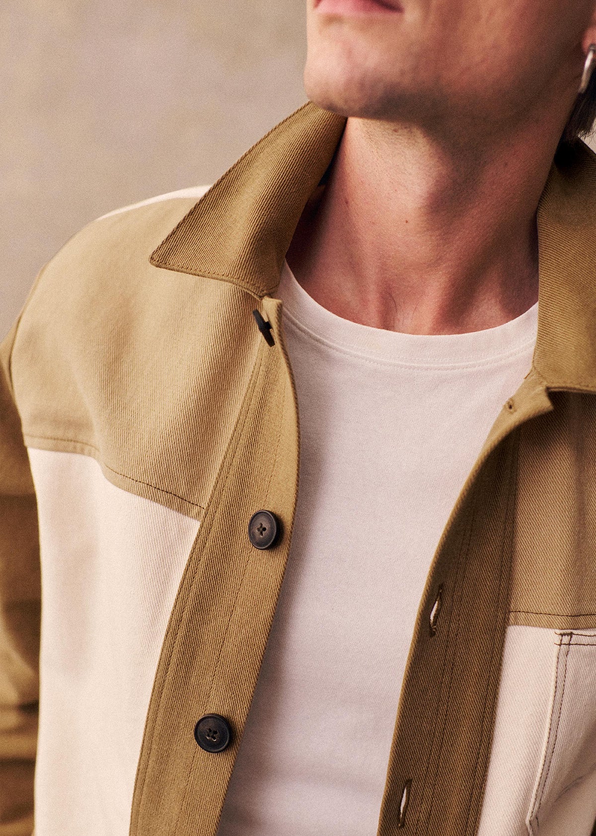 Veste Will Patchwork - Camel