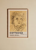 Affiche Galerie Kriegel, Cottavoz, 1965 - 57,5 x 82 cm