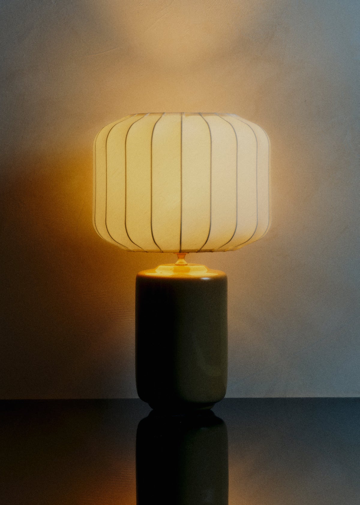 Lampe Mezzo - Sauge - Abat-jour Mezzo - Écru