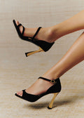Sandales Brigitte - CFM Souliers x Editions Sézane - Velours Noir