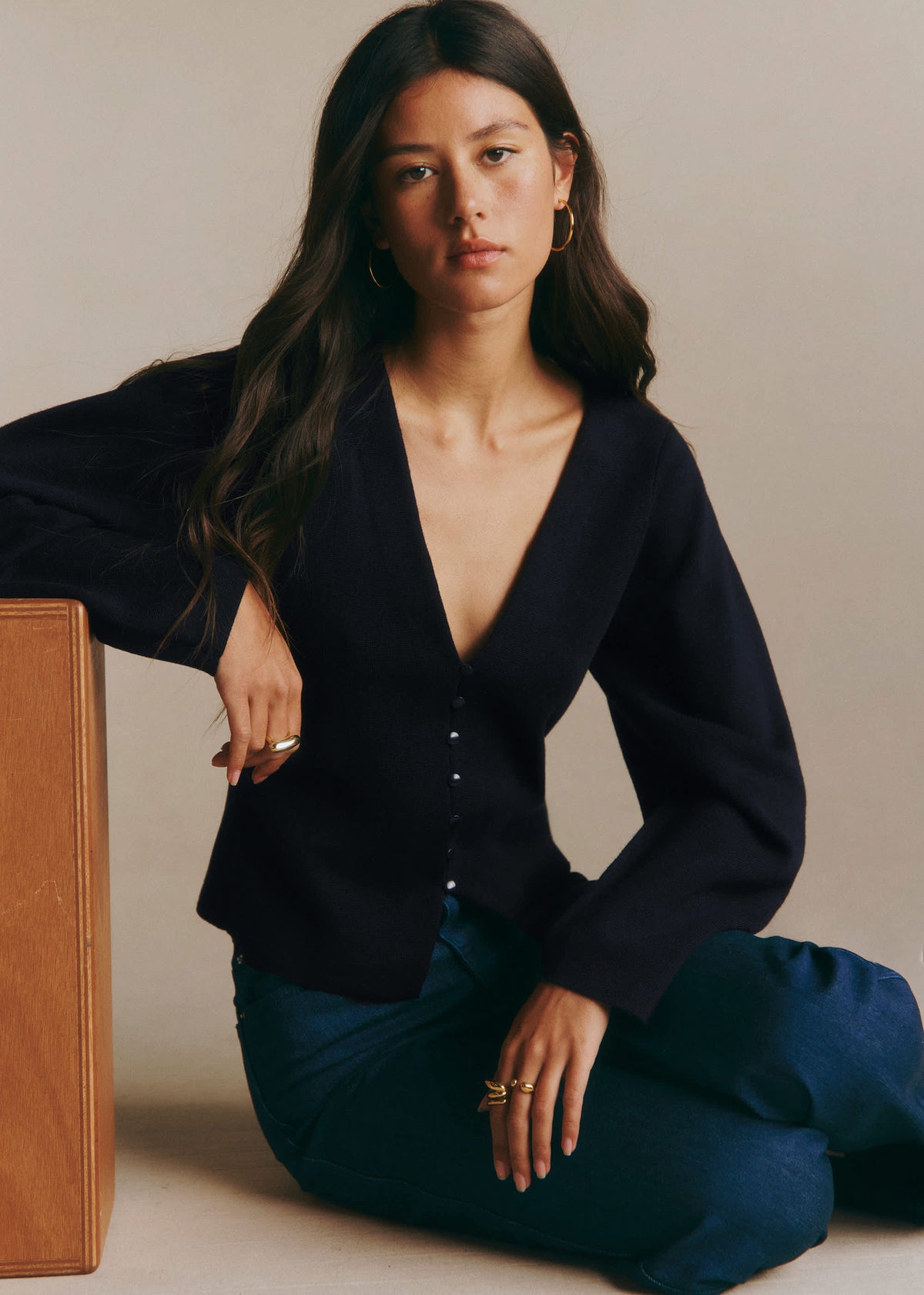 Gilet Anouck - Marine