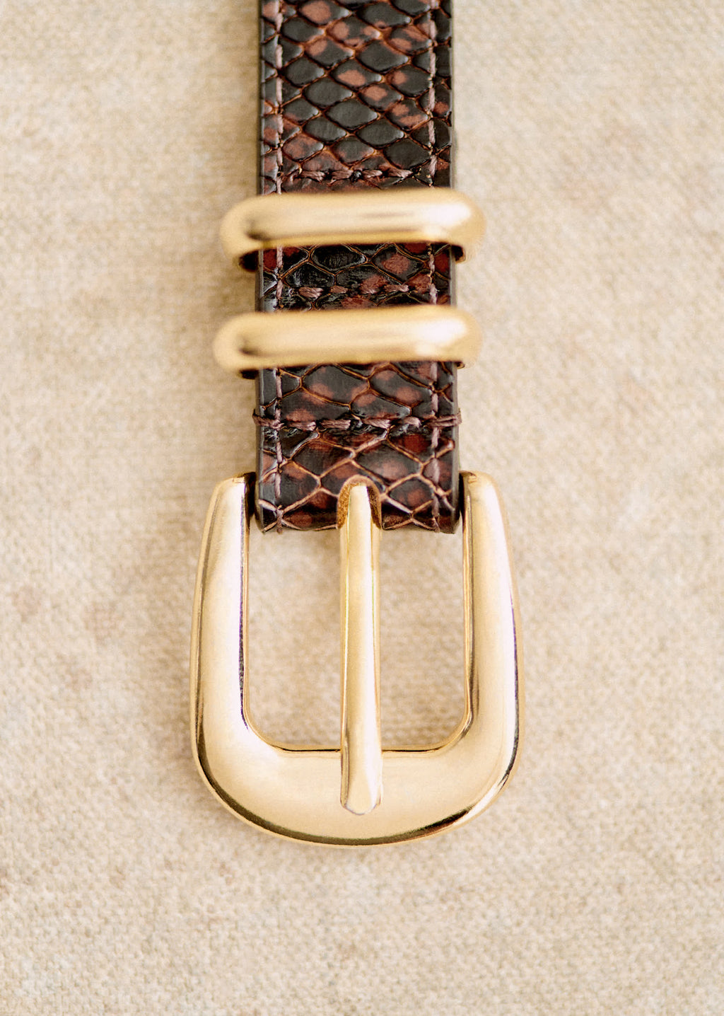 Ceinture Livie - Marron Python