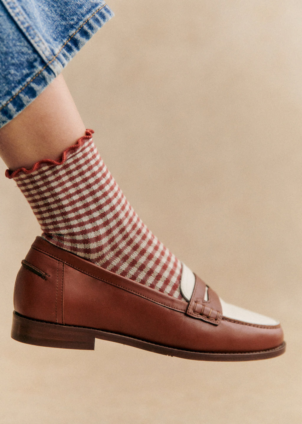 Chaussettes Vichy - Tomette