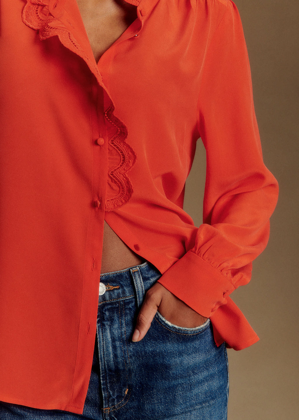 Chemise Chlo - Rouge