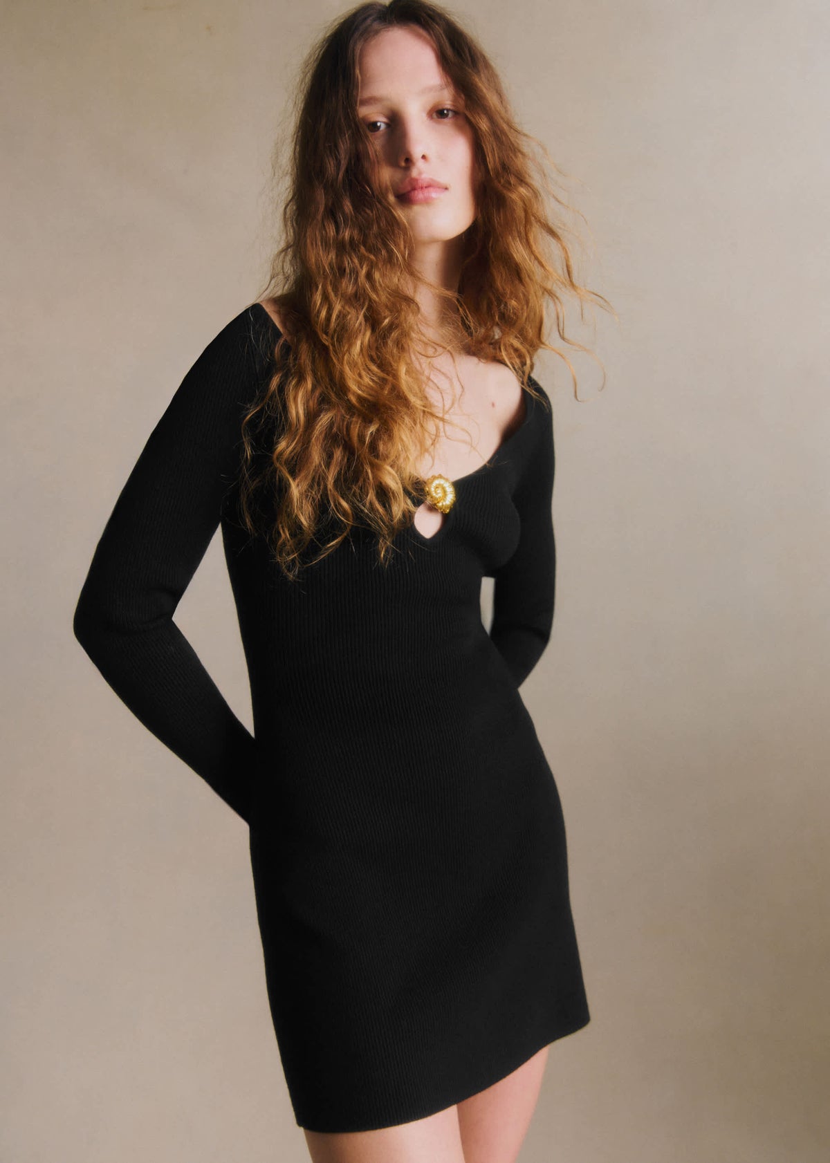 Robe Floriane - Noir