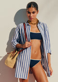 Robe Maxine - Rayures Ecru Bleu