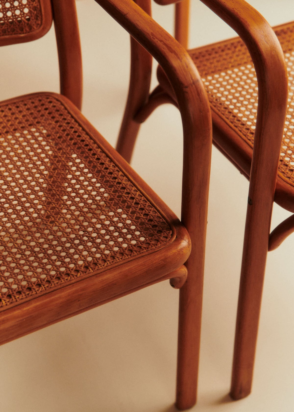 Lot de 4 chaises Thonet - Cannage