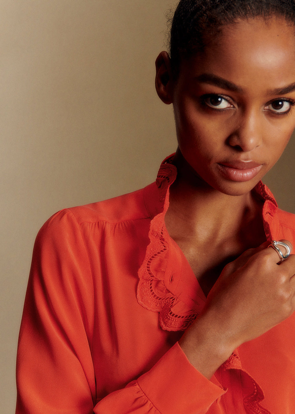 Chemise Chlo - Rouge
