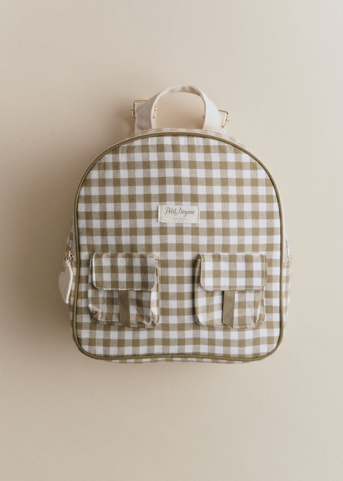 Sac à dos - Vichy Vert