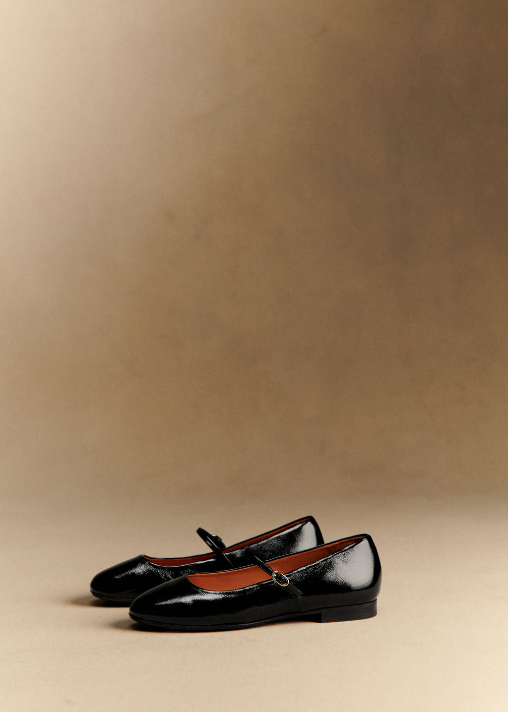 Ballerines Low Méline - Noir Vernis
