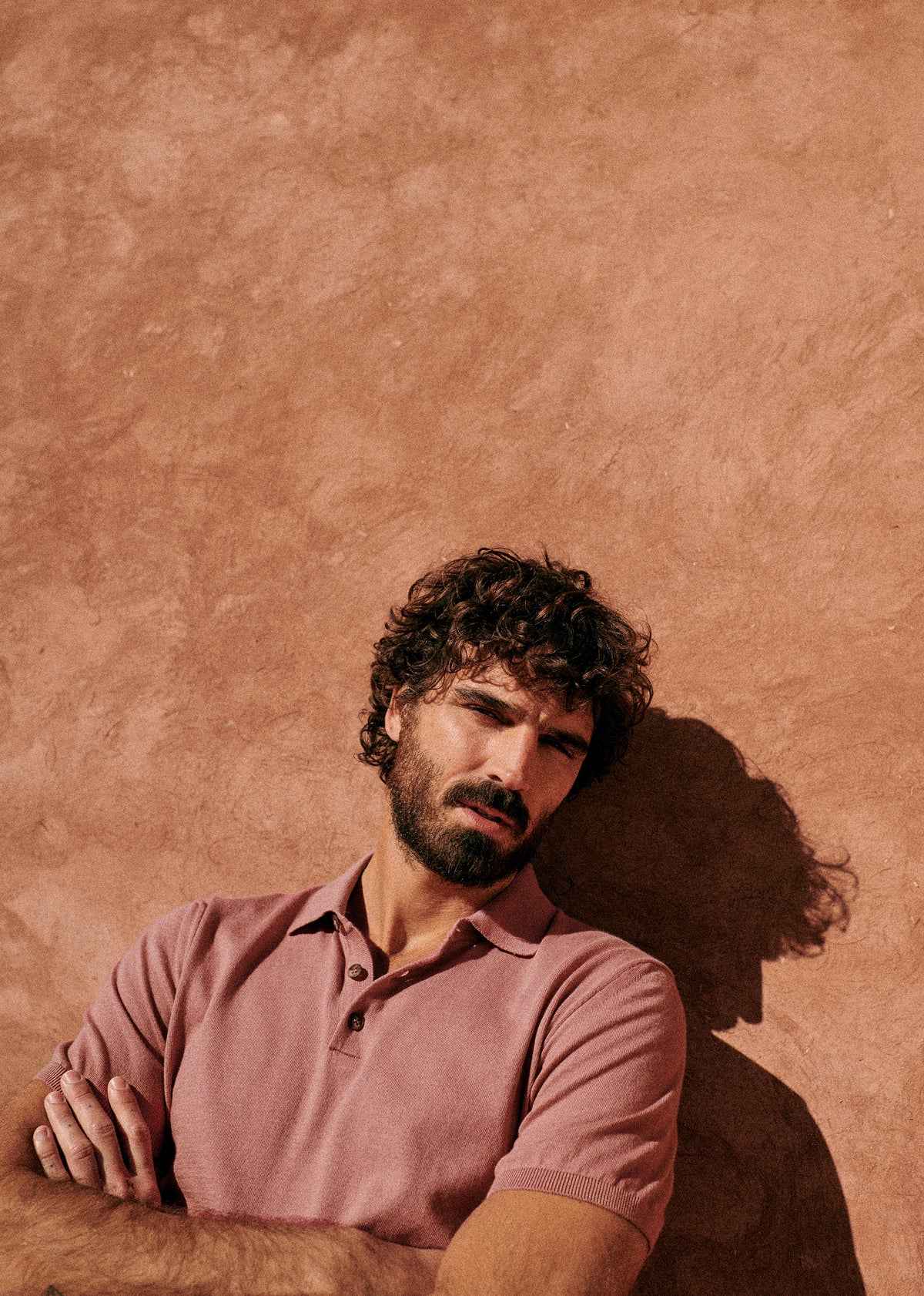 Polo Maille Riviera - Vieux Rose