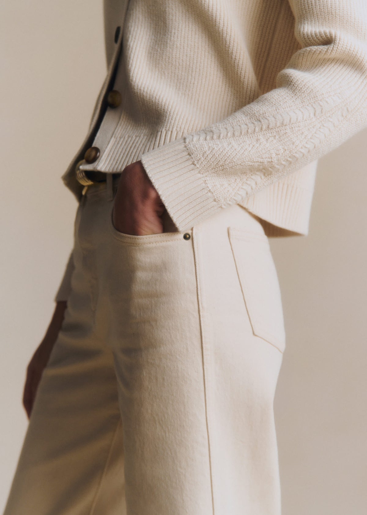Gilet Isaure - Ecru