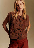 Gilet Roxane - Noisette