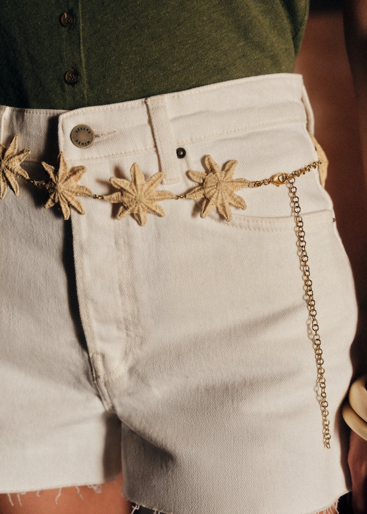 Ceinture Marie - Raphia Naturel