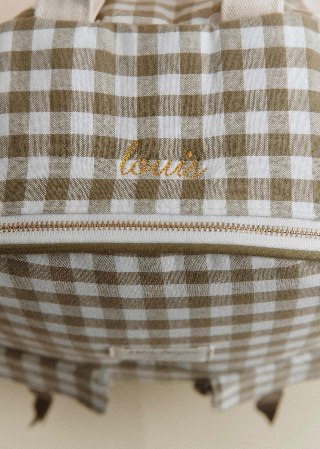 Sac à dos - Vichy Vert
