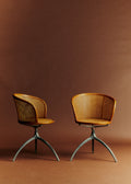 Paire de fauteuils Young Lady de Paolo Rizzatto pour Alias années 90 - Cannage