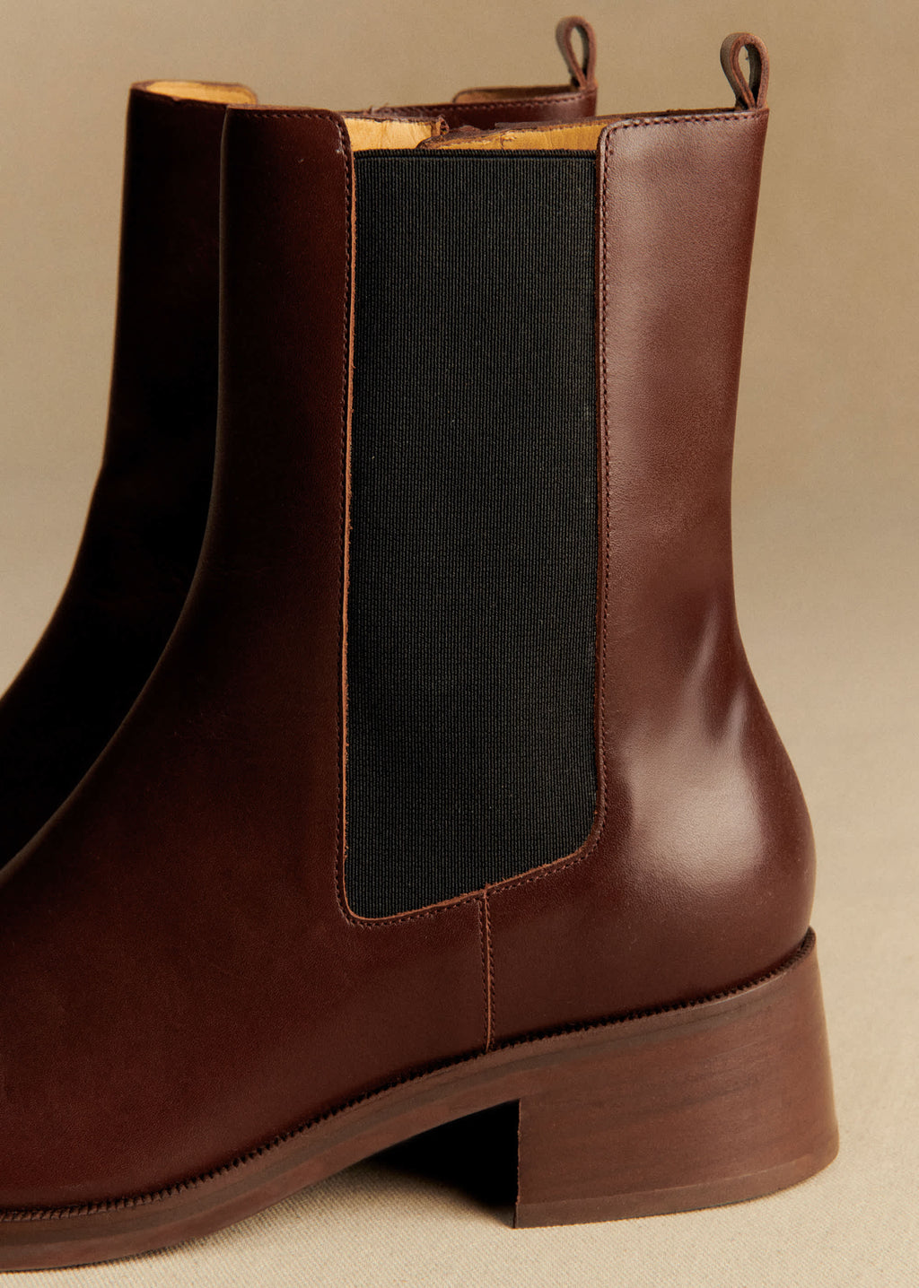Bottines Low Agnès - Chocolat Lisse