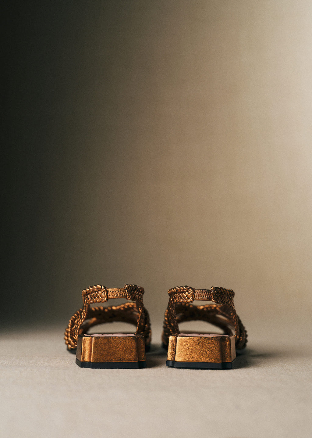 Sandales Martha - CFM Souliers x Éditions Sézane - Métal Bronze