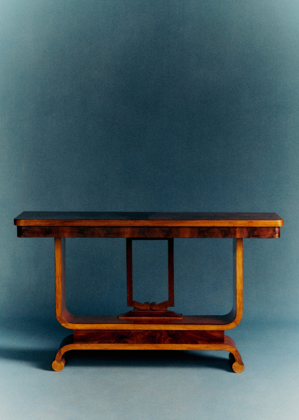 Console art déco vintage acajou - Acajou