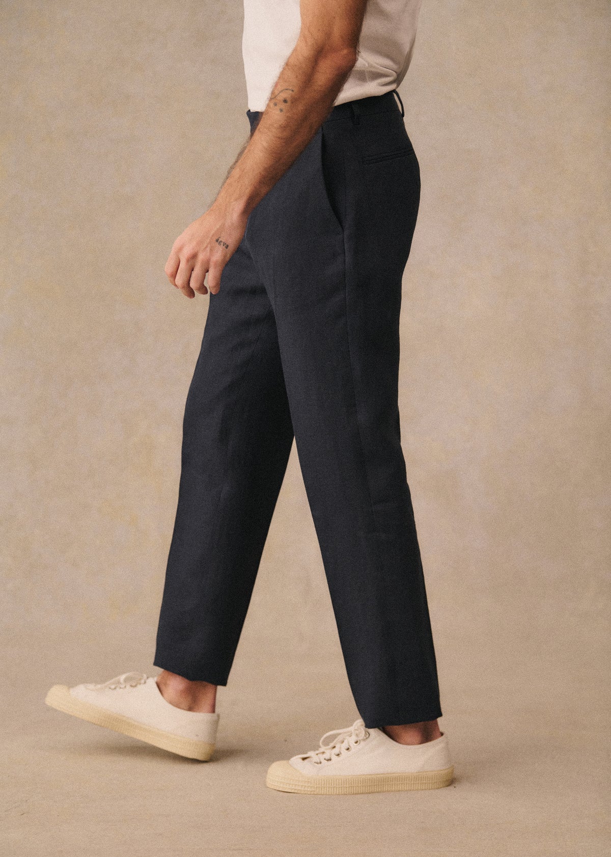 Pantalon Carl Lin - Marine