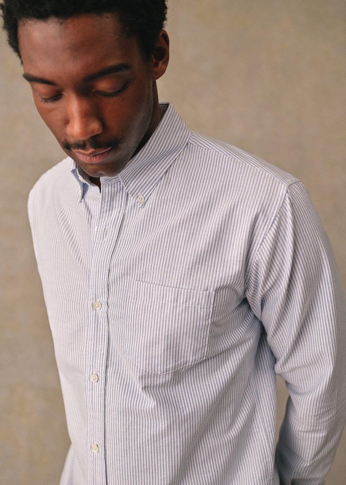 Chemise Charlie Oxford - Rayures Bleues