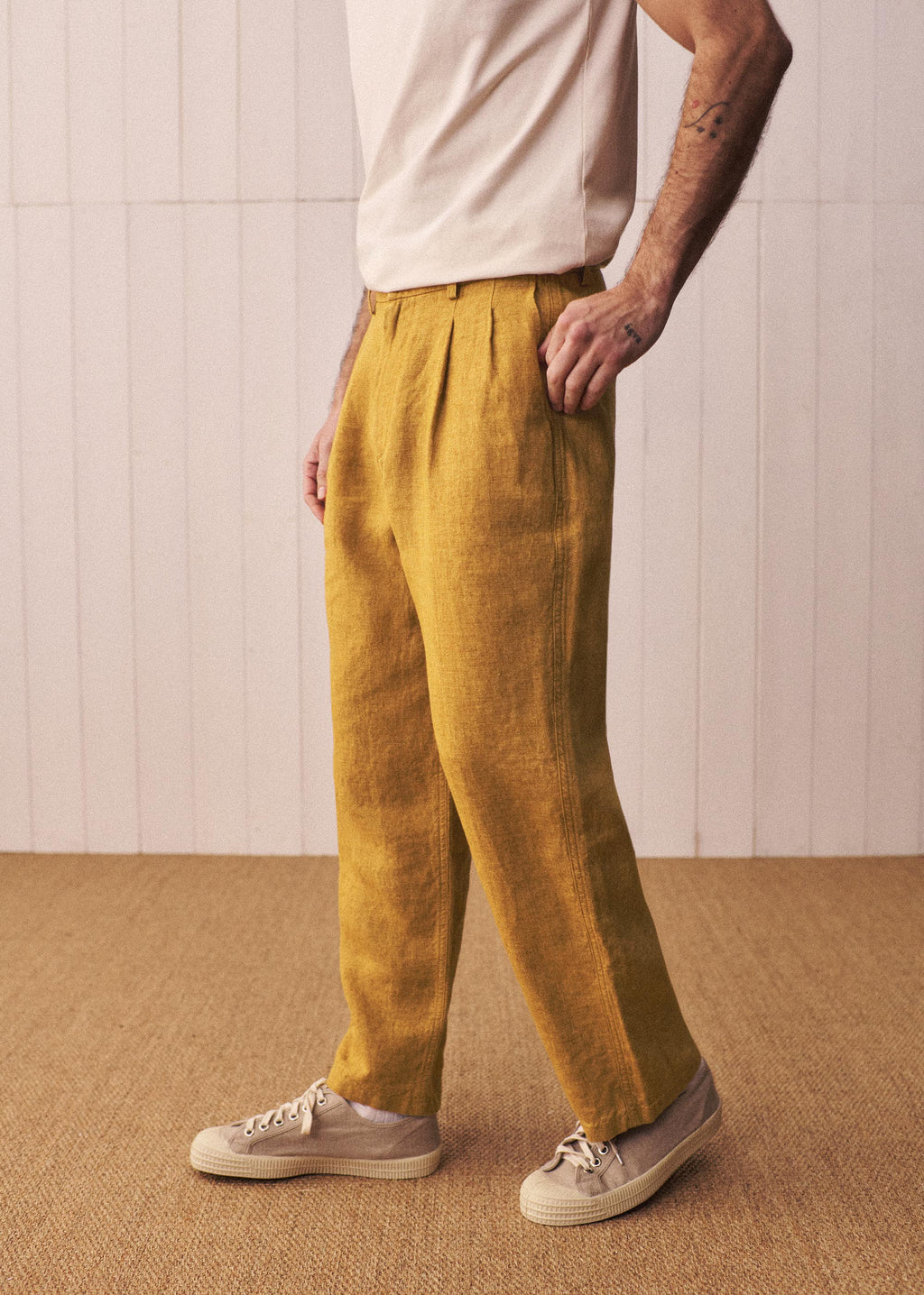 Pantalon Floris - Moutarde