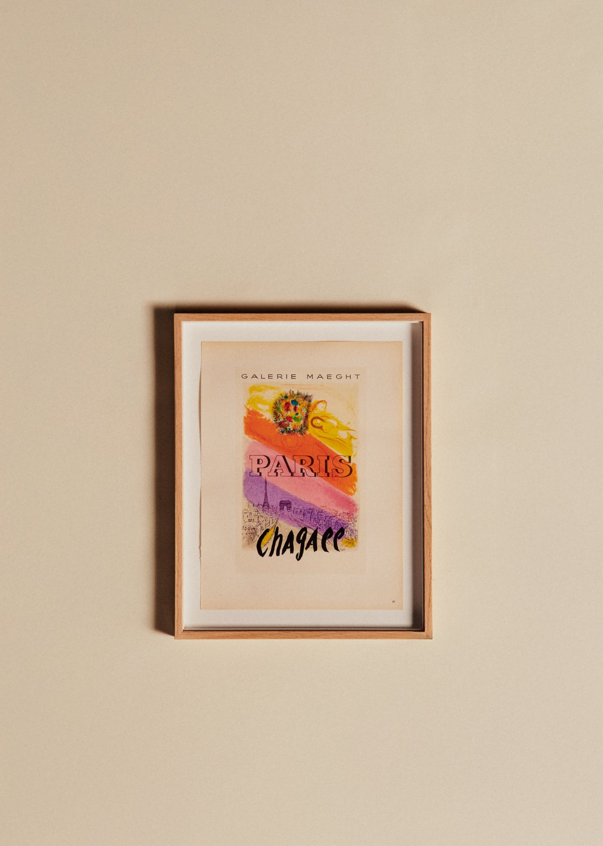 Affichette Mourlot de Chagall - N°9