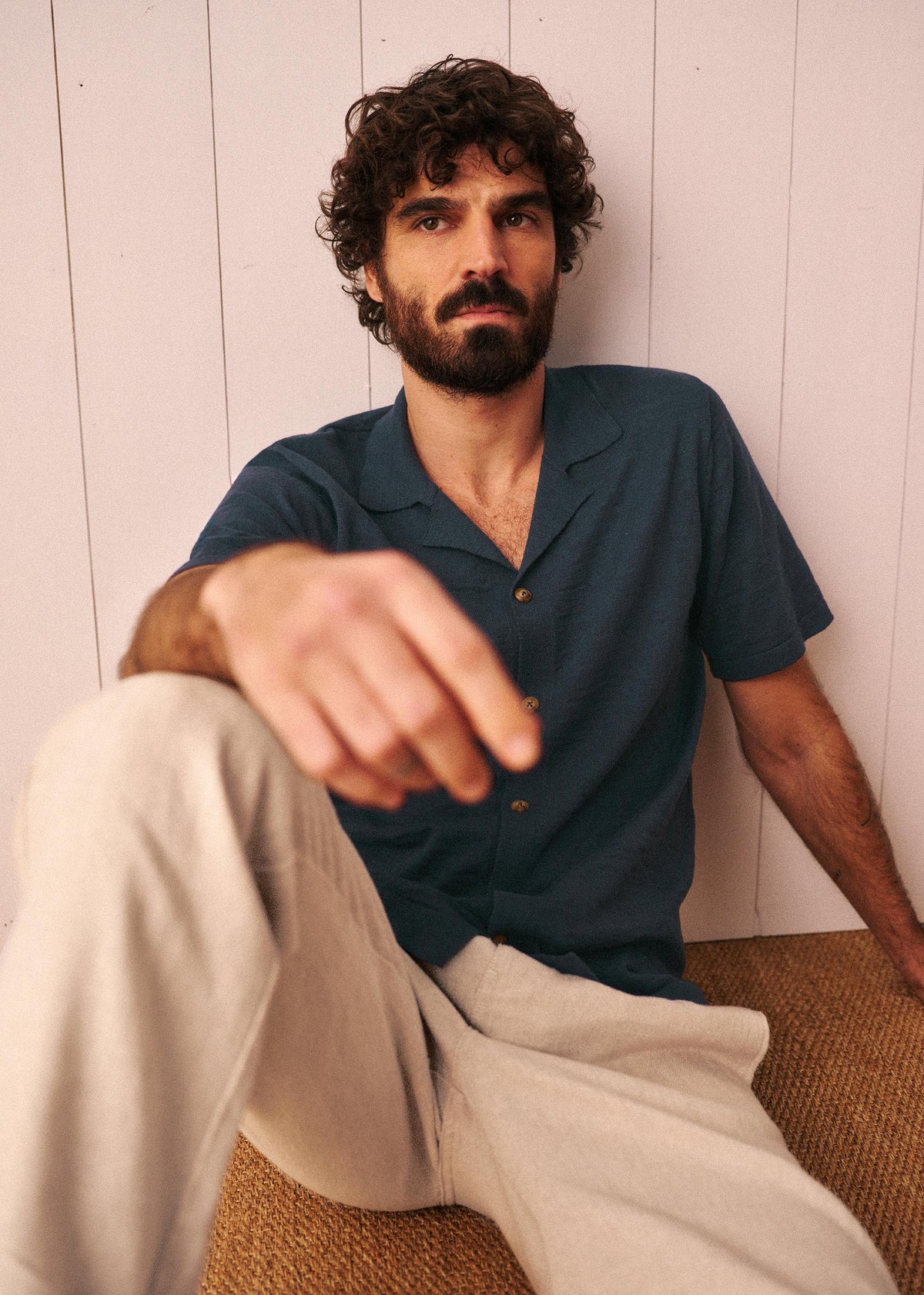 Chemise Maille Jonas - Bleu