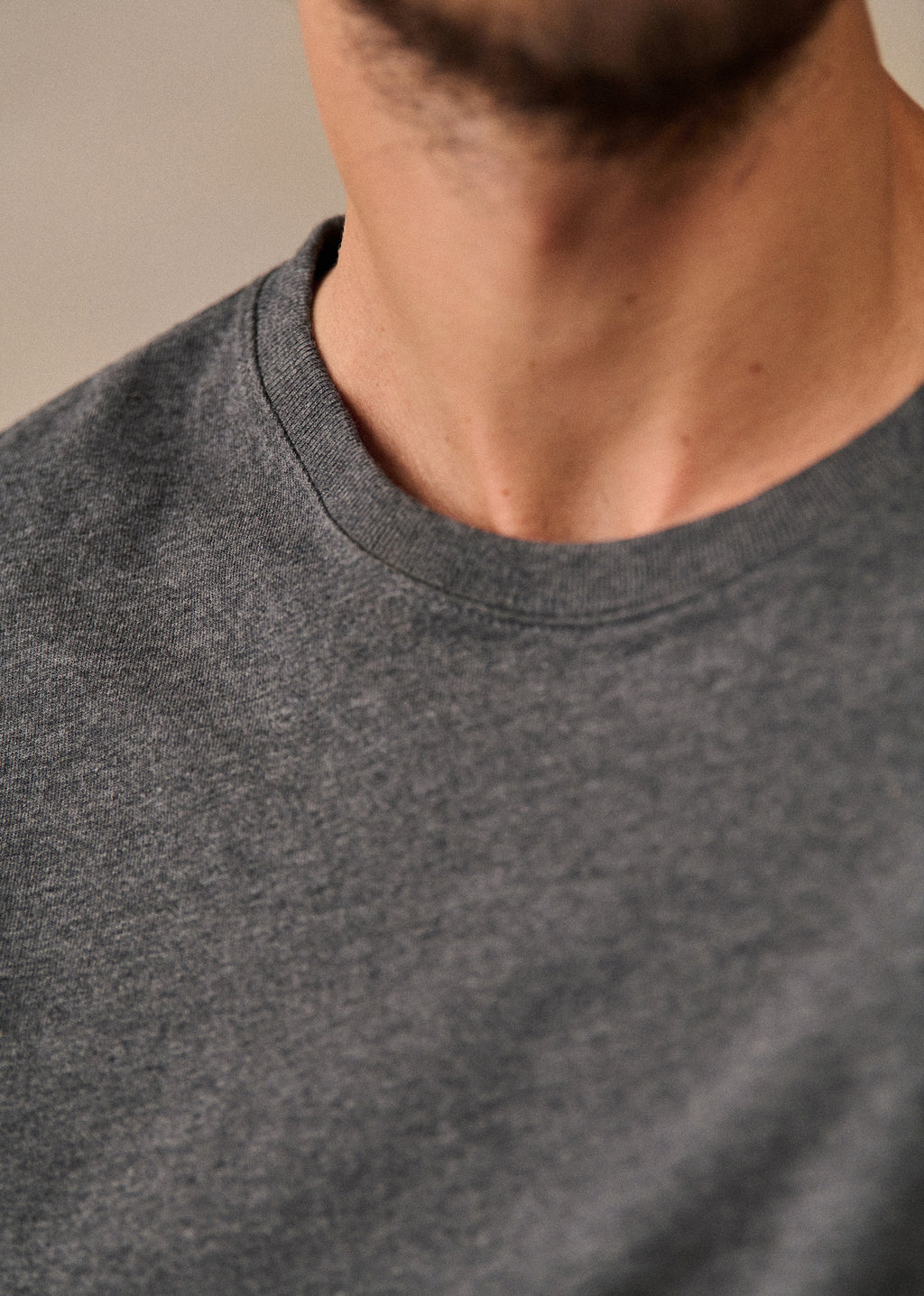 T-Shirt Kenneth - Anthracite chiné