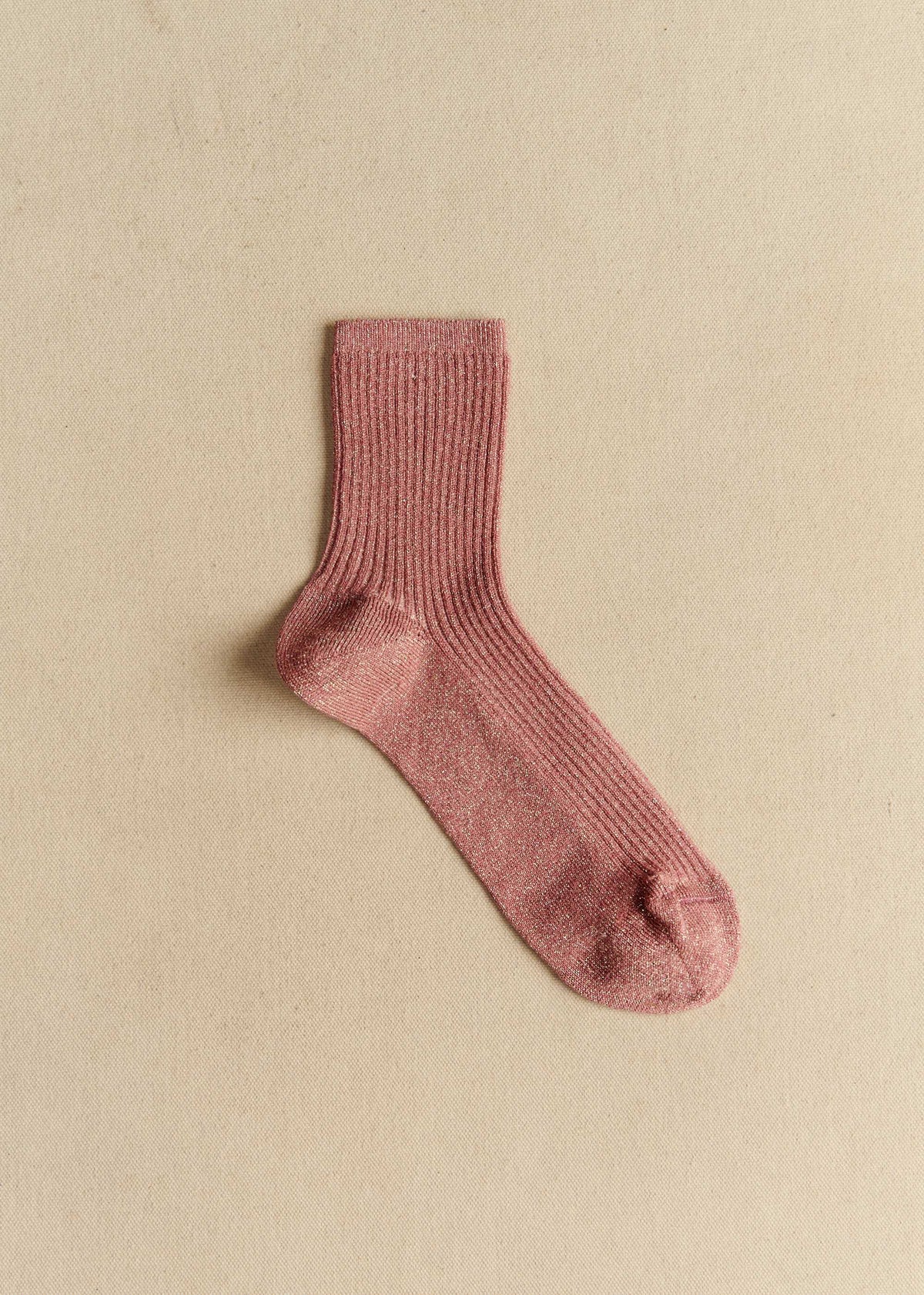 Chaussettes Lurex - Blush