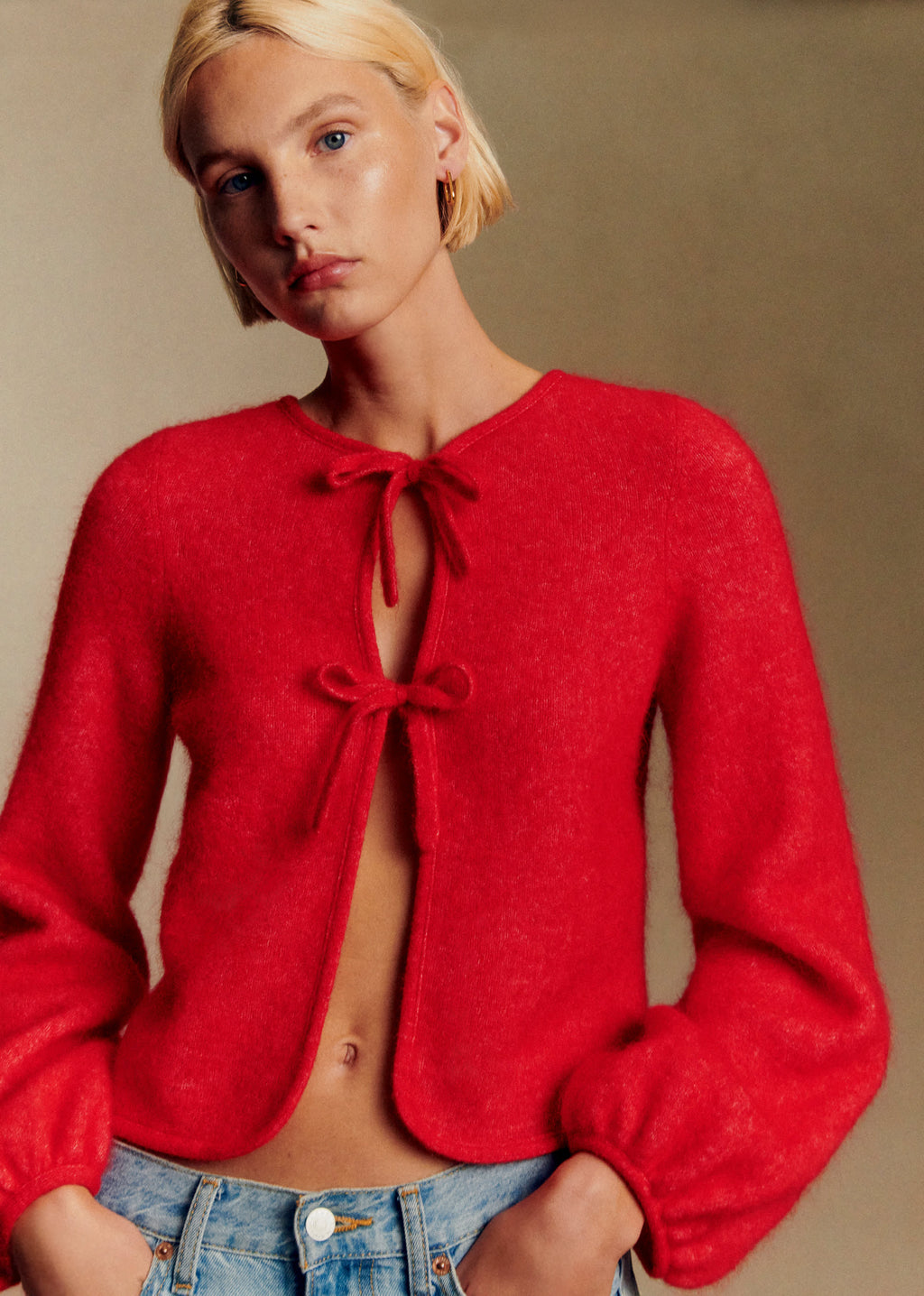 Gilet Marie - Rouge
