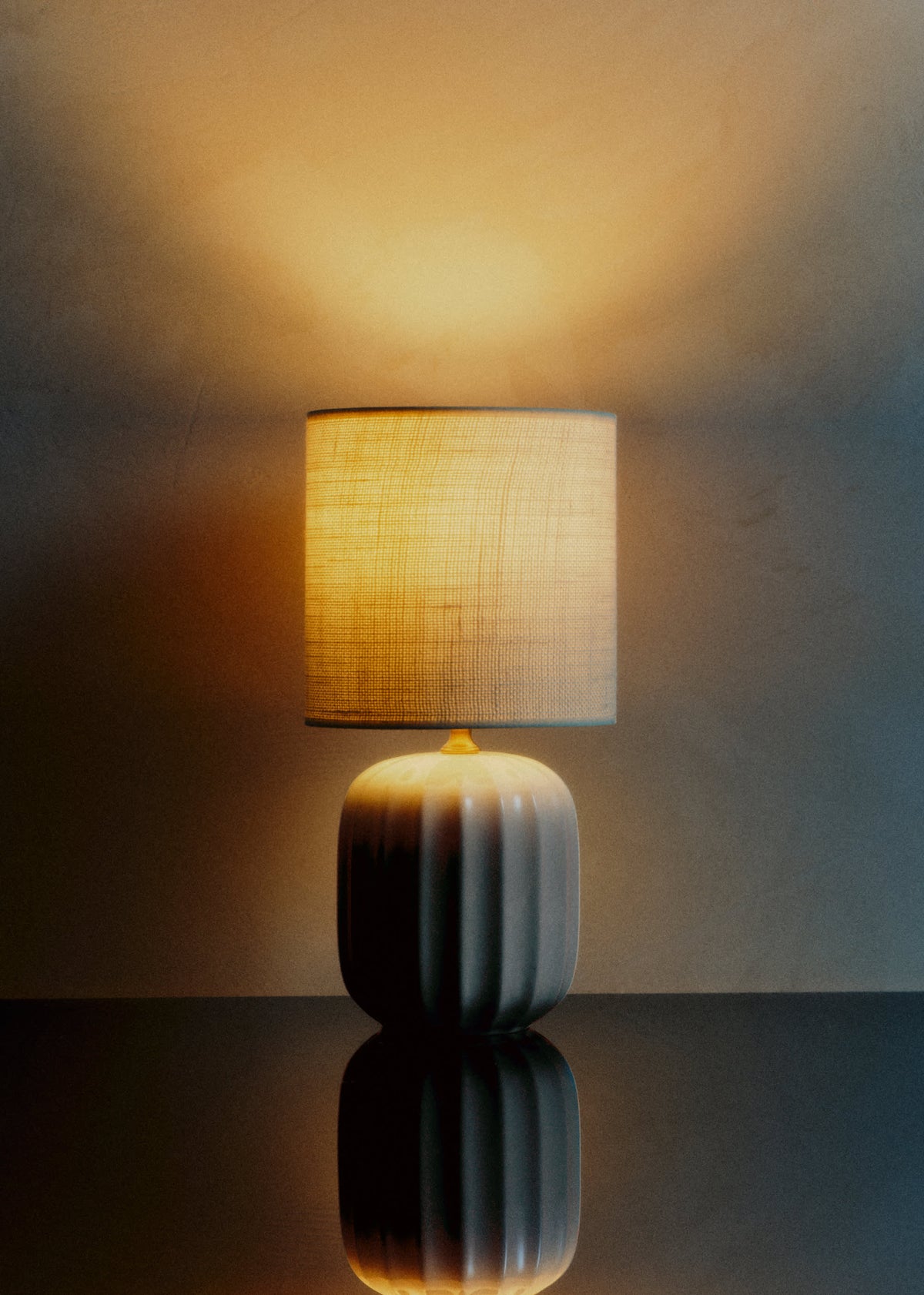 Lampe Traviata petit modèle - Ecru - Abat-jour Dolce - Jute Écru