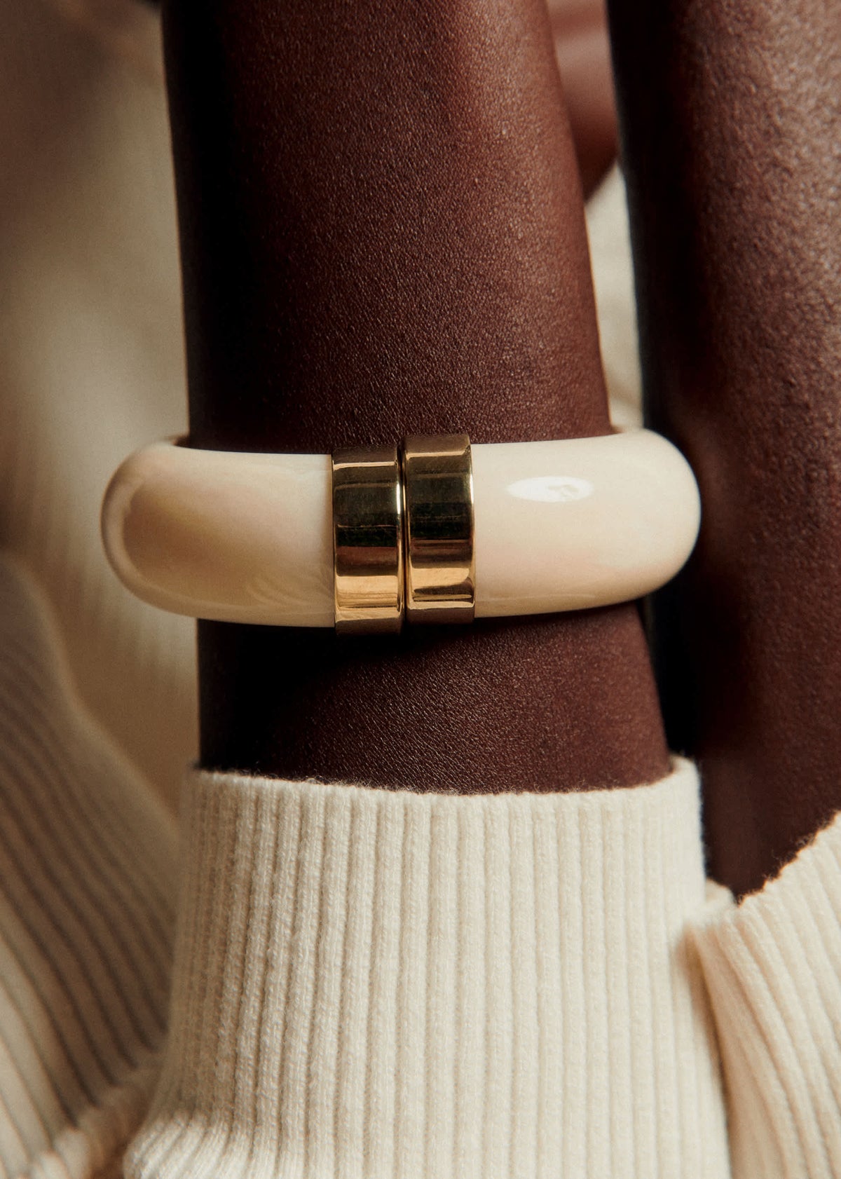 Bracelet Leo - Ecru