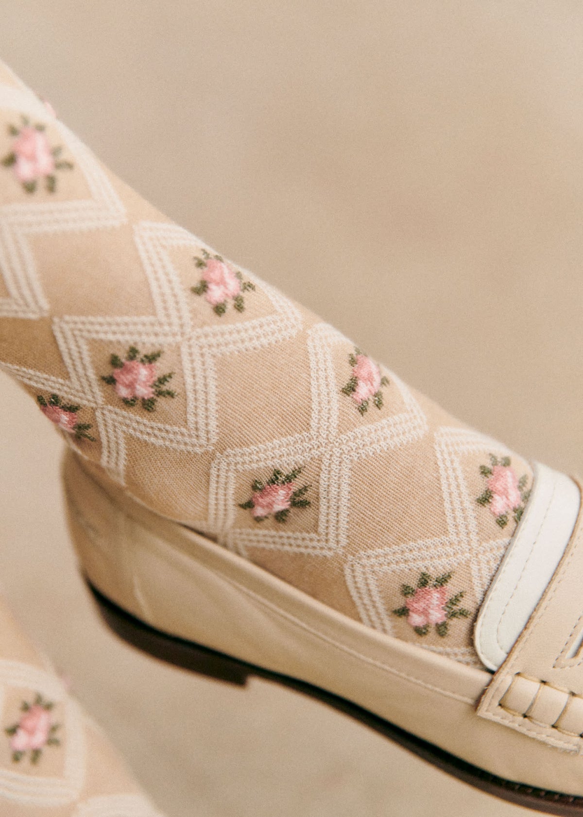 Chaussettes Julia - Beige