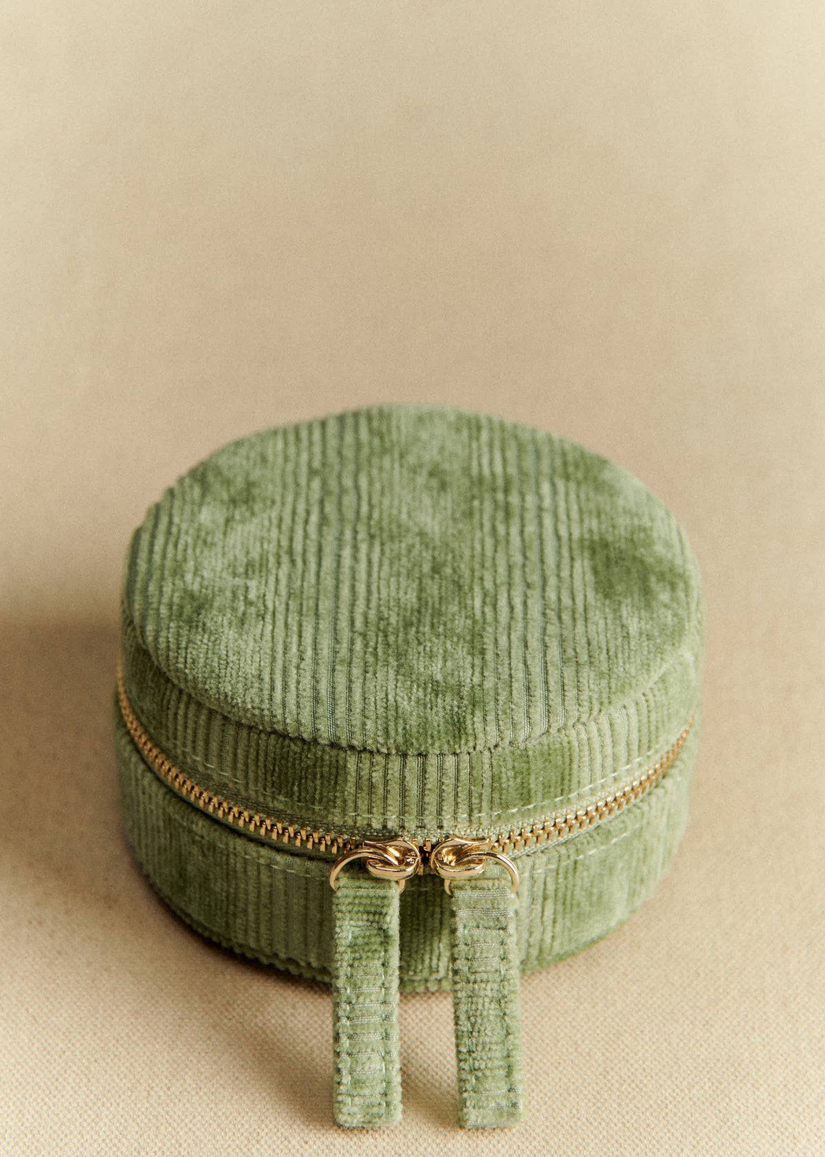 Écrin à bijoux velours milleraie - Sauge