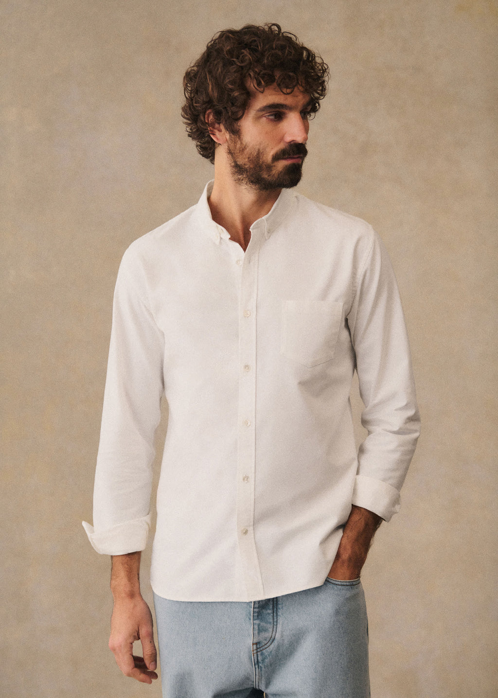Chemise Charlie Oxford - Blanc