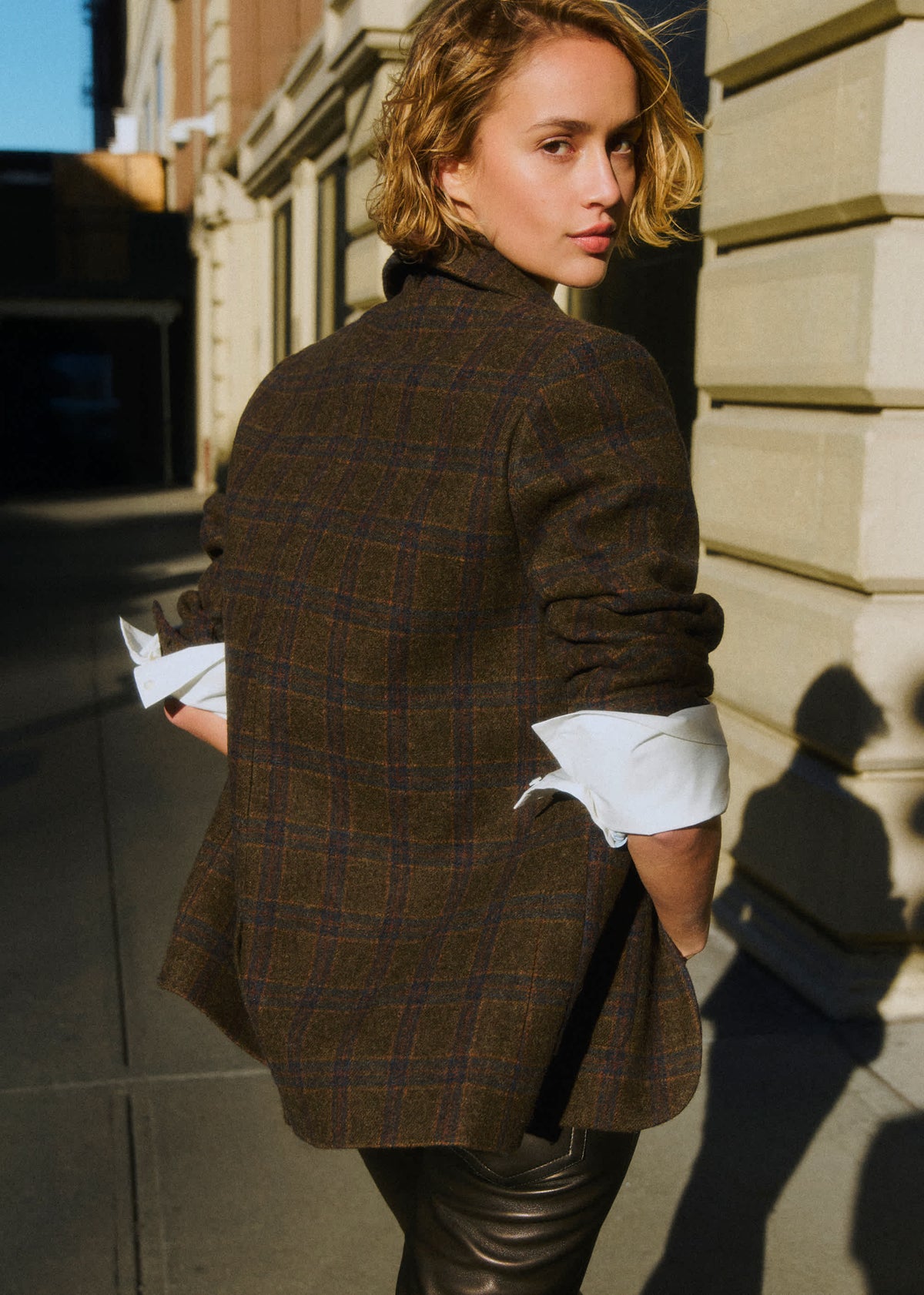 Veste Jack - Carreaux Vert Marron
