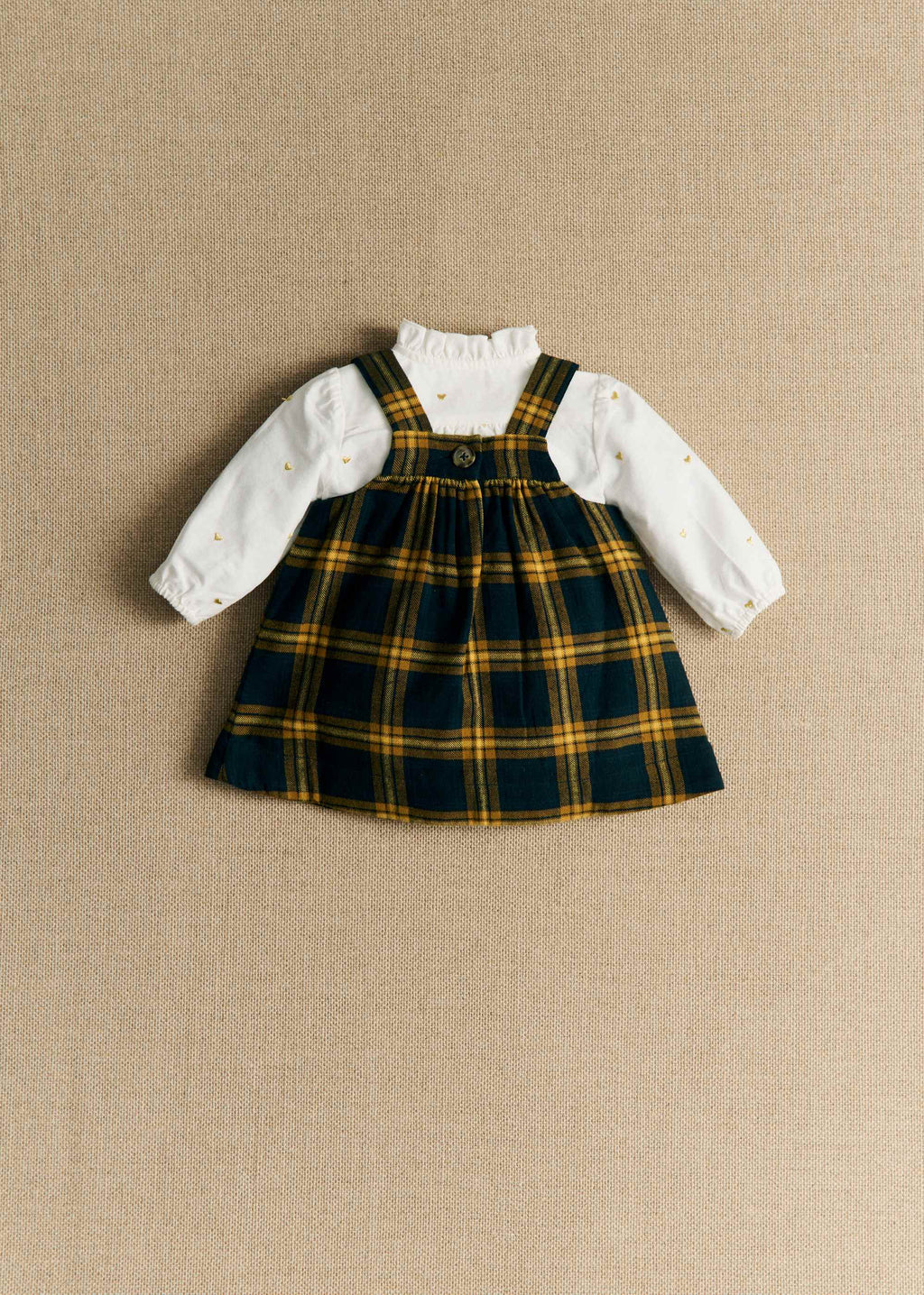 Robe Gigi - Carreaux Bleu Nuit