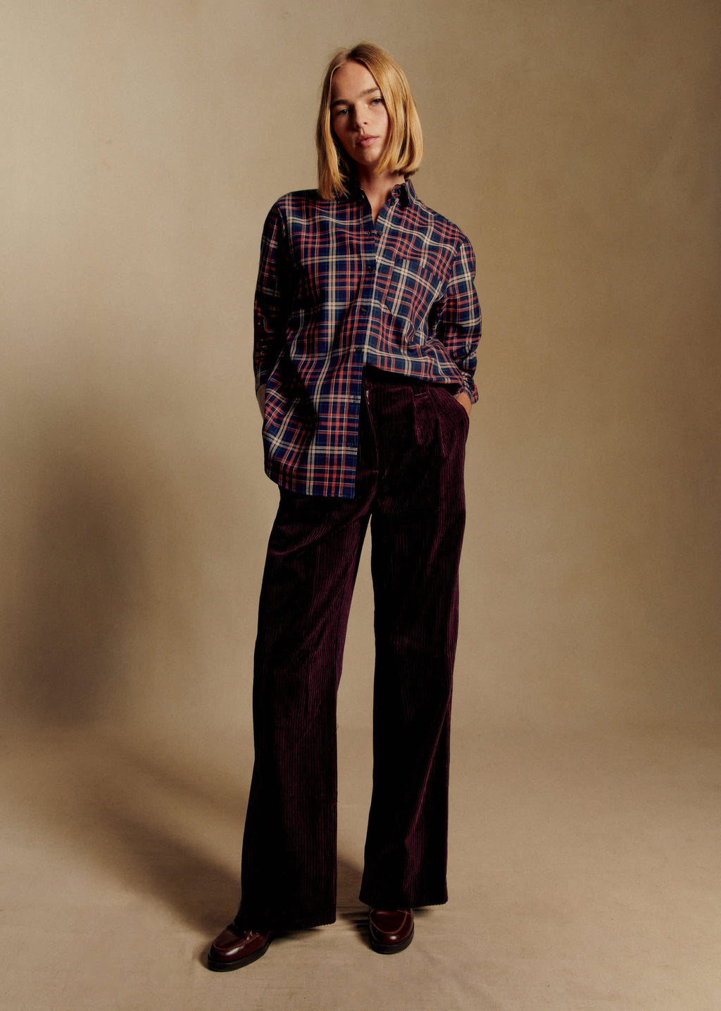 Pantalon ARI - Bordeaux