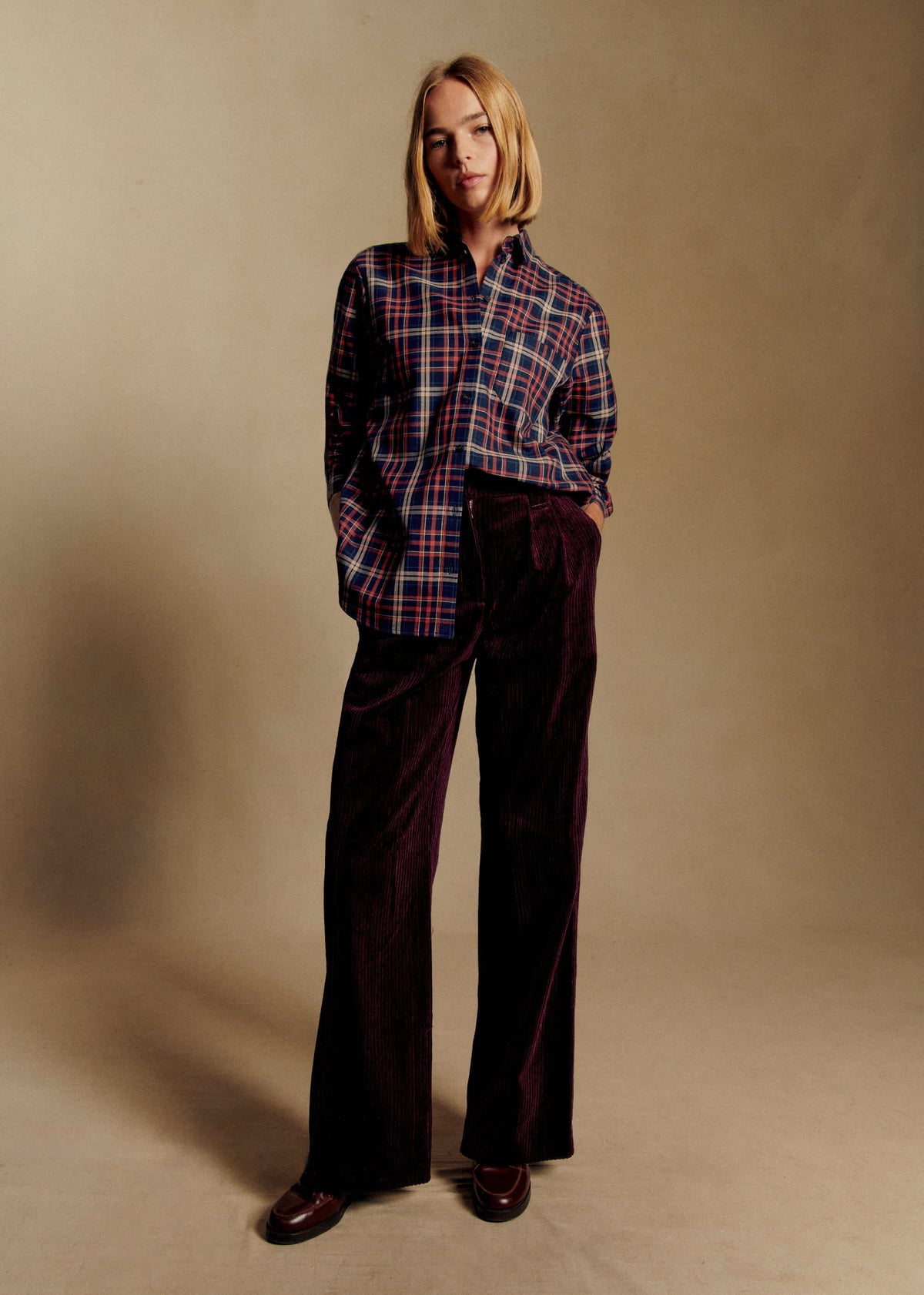 Pantalon ARI - Bordeaux