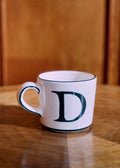 Tasse Tempo - Lettre D - Noir