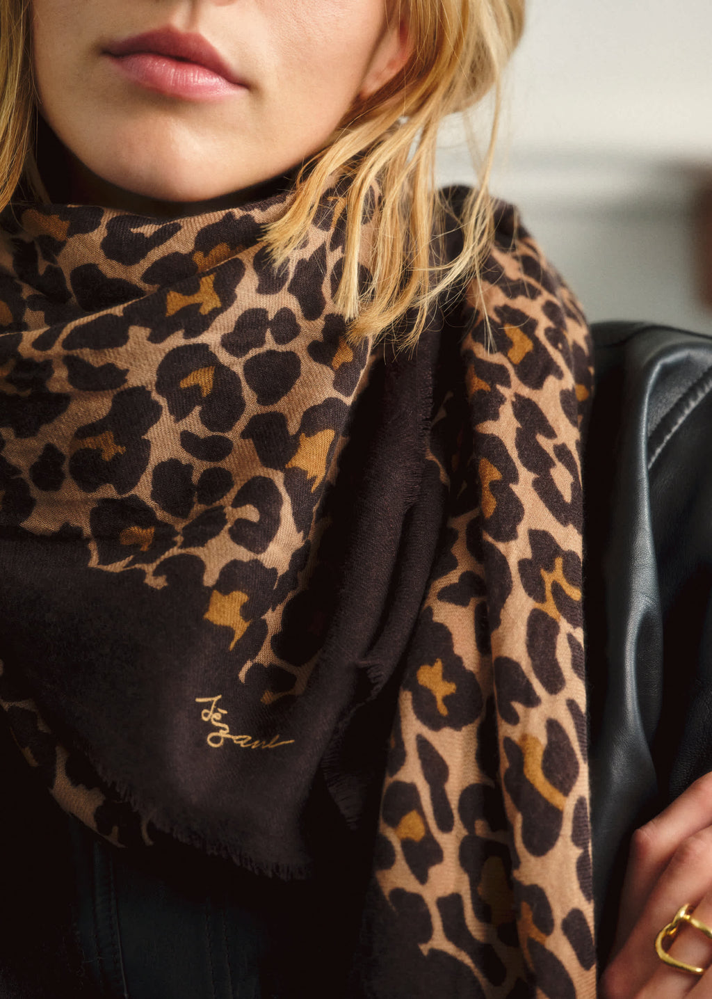 Etole Pio - Imprimé Winter Leopard Brown
