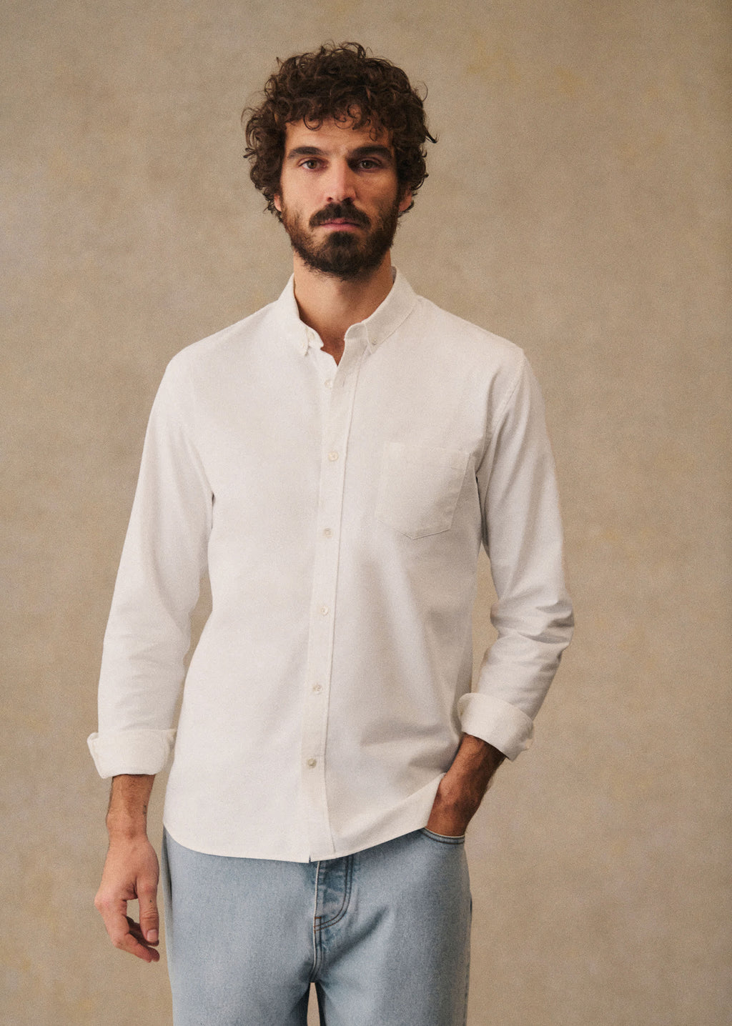 Chemise Charlie Oxford - Blanc