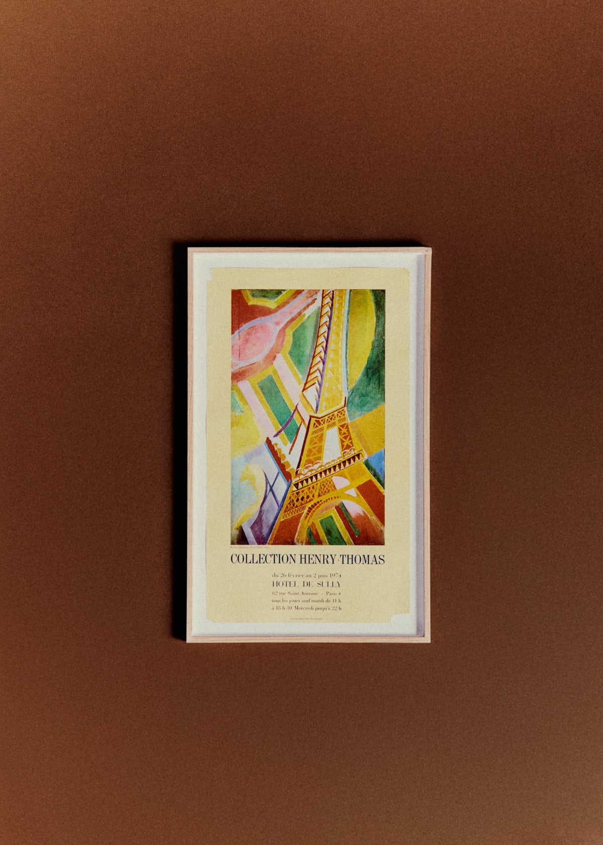 Affiche Hôtel de Sully, Collection Henry Thomas, 1974 - 41 x 65,5 cm