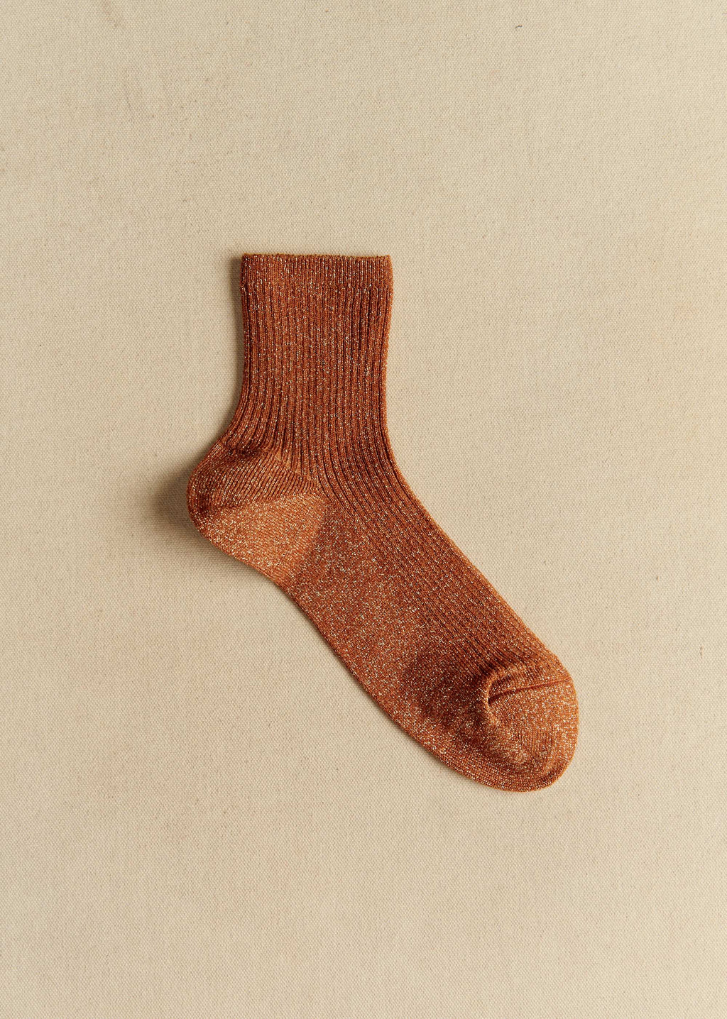 Chaussettes Lurex - Brun