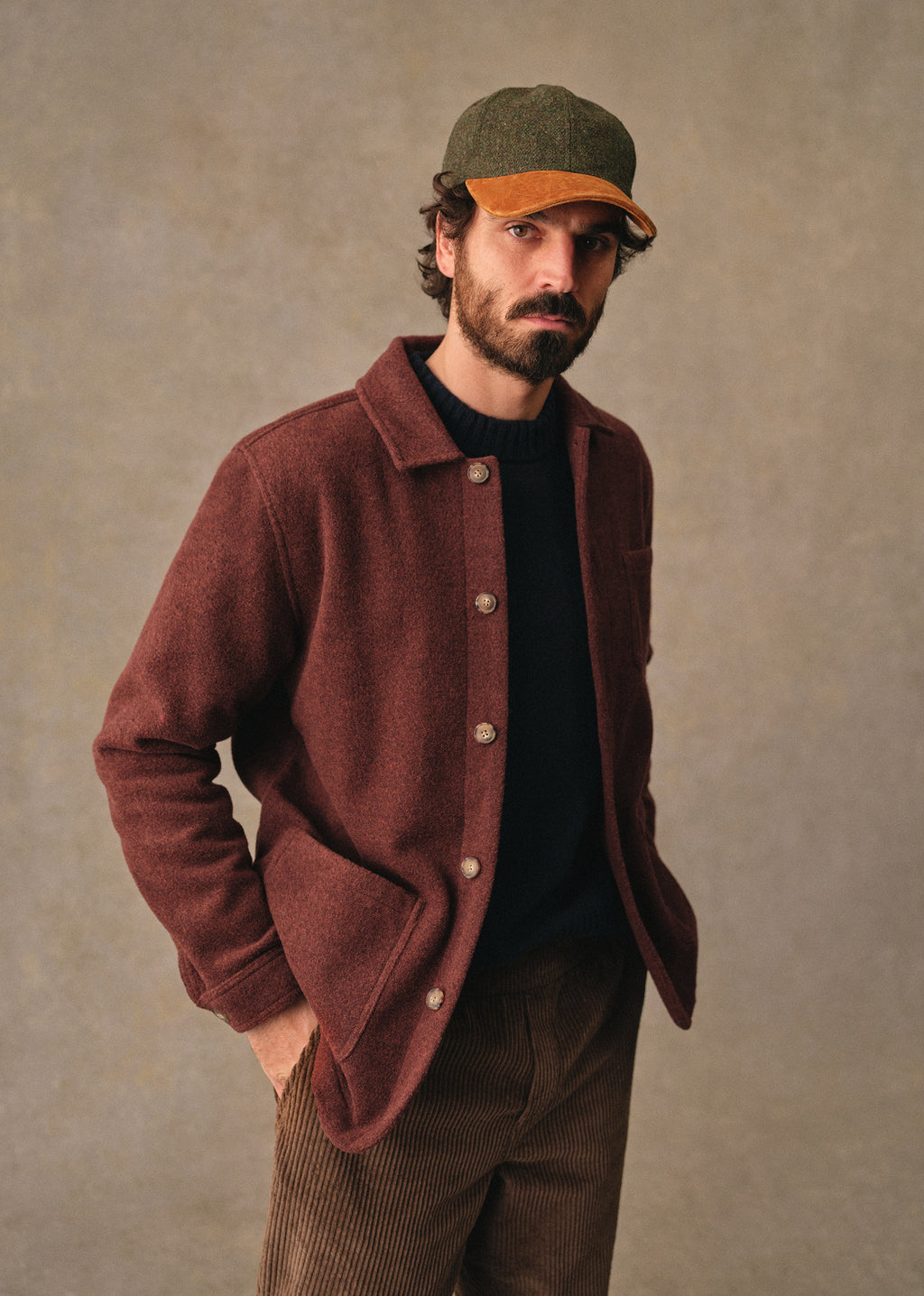 Veste Nelson - Rouille Foncé