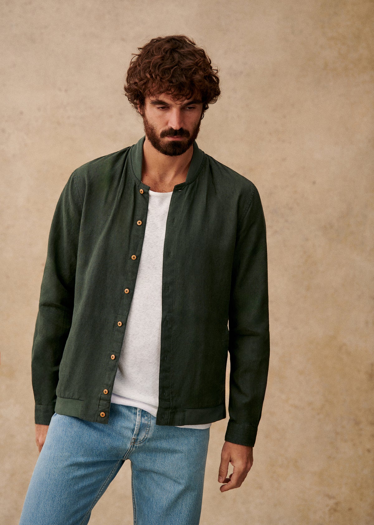 Surchemise Ellis Lin - Vert Foncé